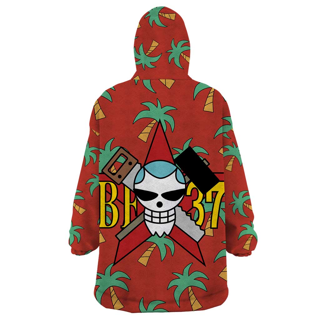 Franky - One Piece Wearable Blanket Hoodie Anime Uniform Style