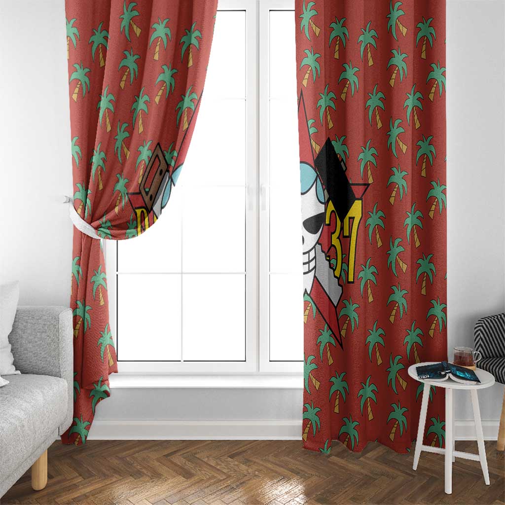 Franky - One Piece Window Curtain Anime Uniform Style