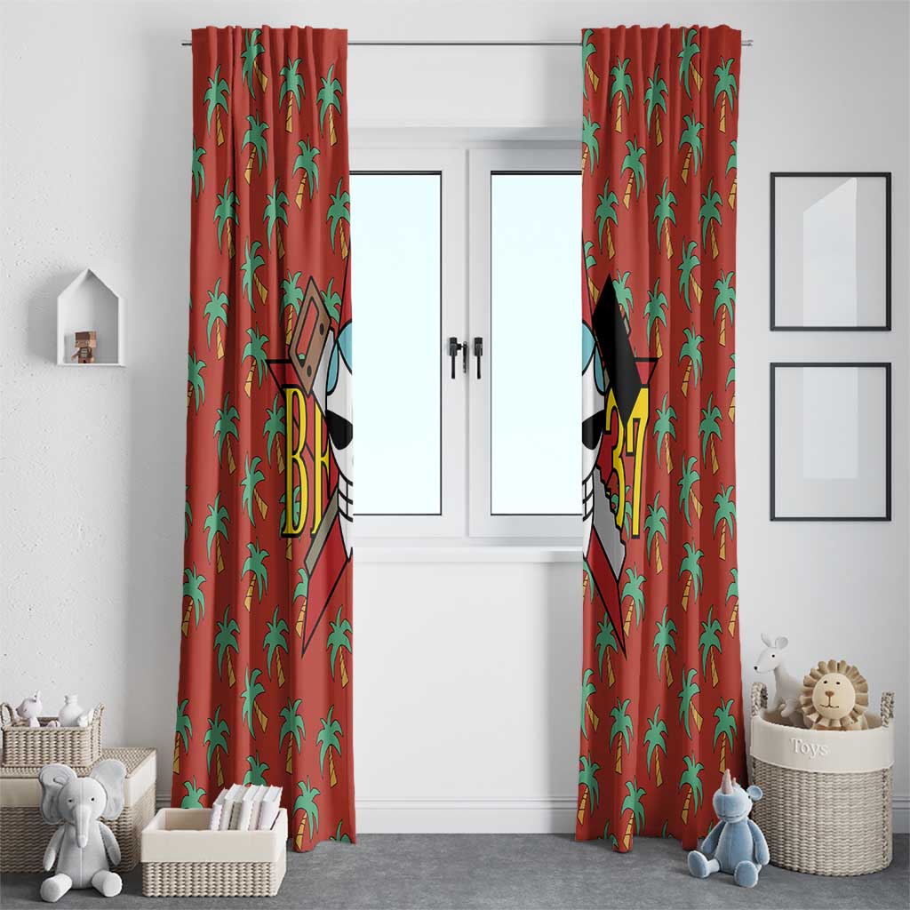 Franky - One Piece Window Curtain Anime Uniform Style