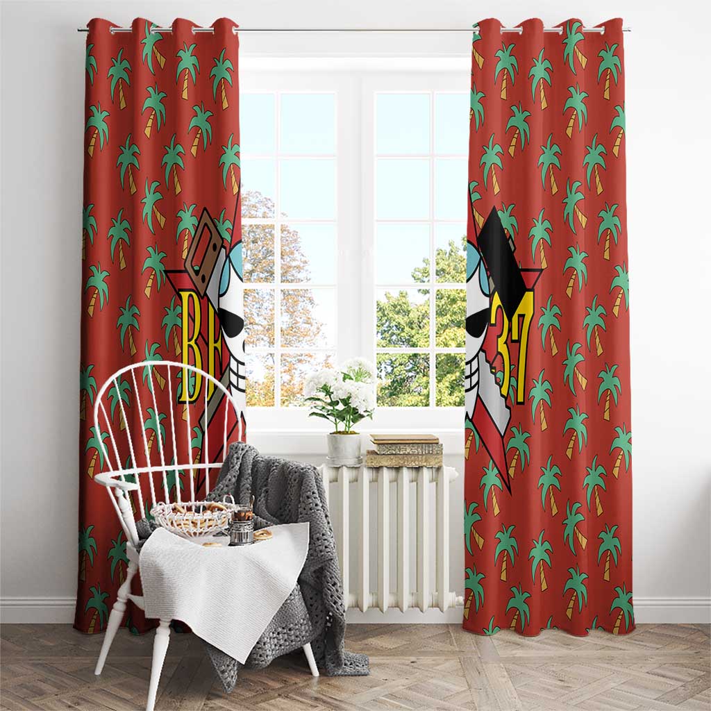 Franky - One Piece Window Curtain Anime Uniform Style