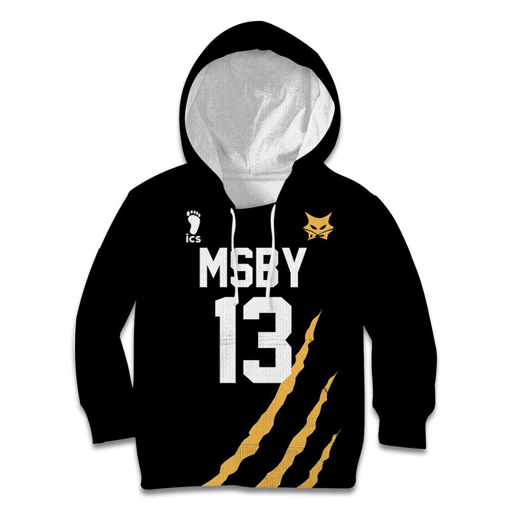 MSBY Atsumu Miya - Number 13 - Haikyu Kid Hoodie Anime Uniform Style