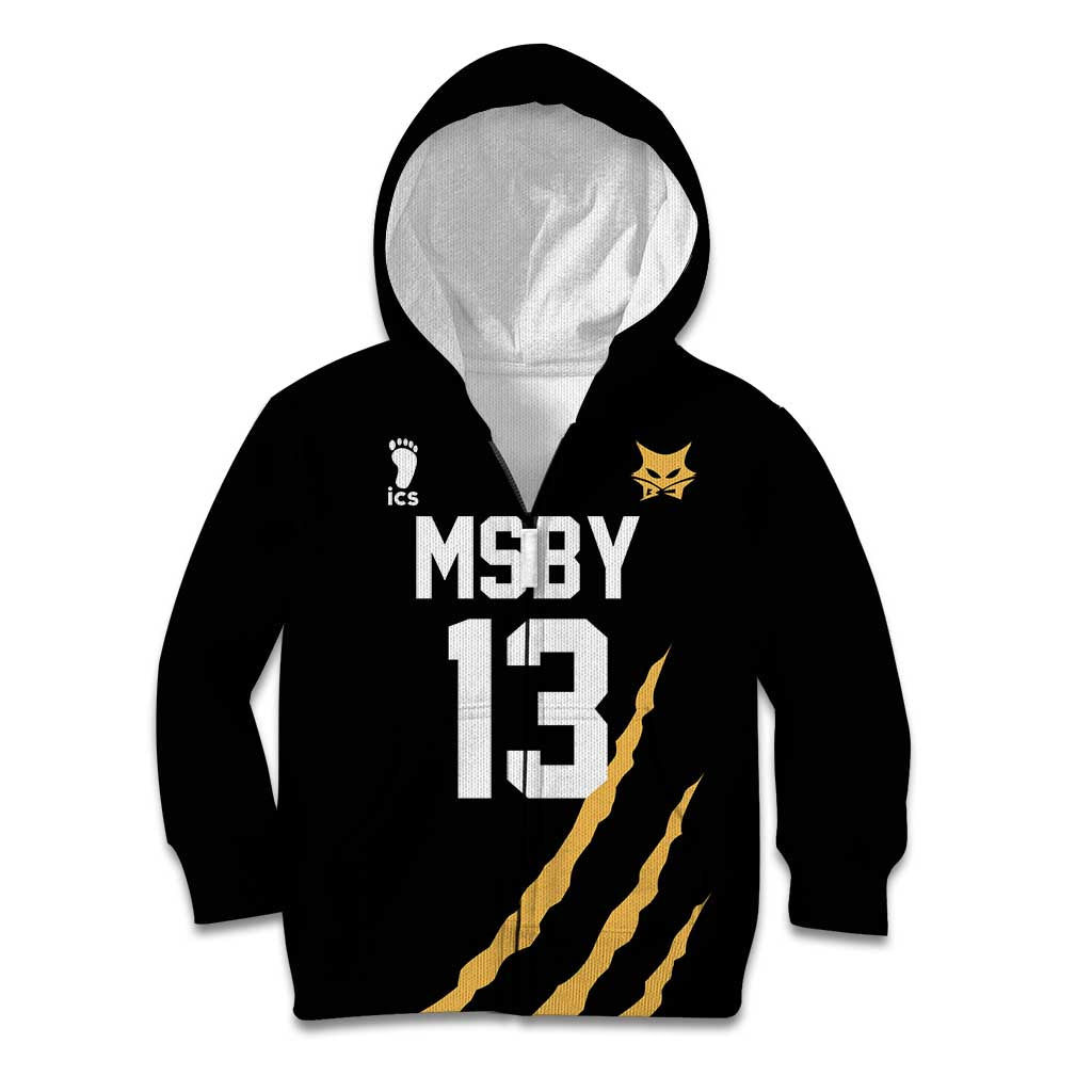 MSBY Atsumu Miya - Number 13 - Haikyu Kid Hoodie Anime Uniform Style