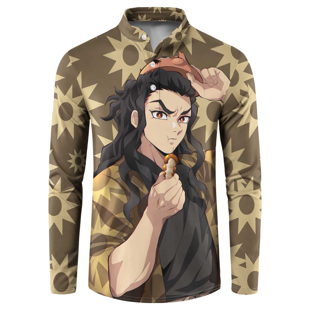 Hotaru Haganezuka - Demon Slayer Button Sweatshirt Anime Style