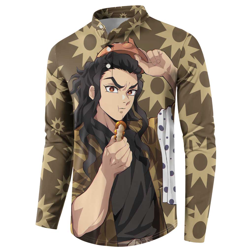 Hotaru Haganezuka - Demon Slayer Button Sweatshirt Anime Style