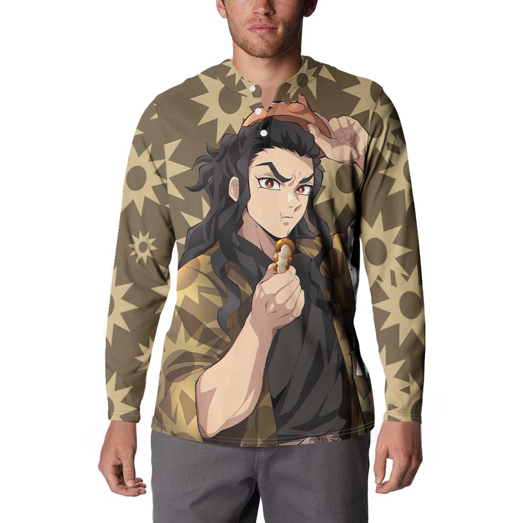 Hotaru Haganezuka - Demon Slayer Button Sweatshirt Anime Style