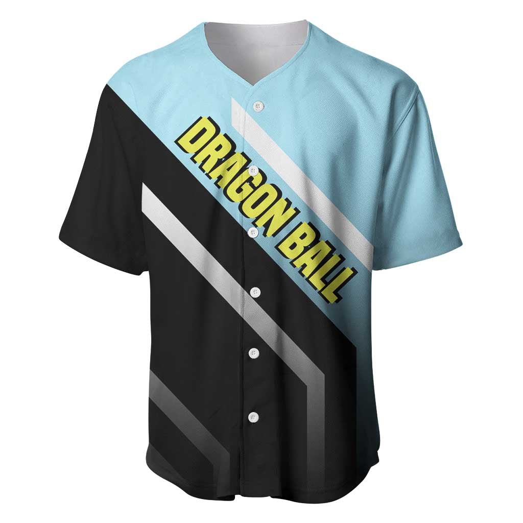Gogeta Dragon Ball Baseball Jersey with Fusion Form and Dynamic Action Pose Design - The Mazicc