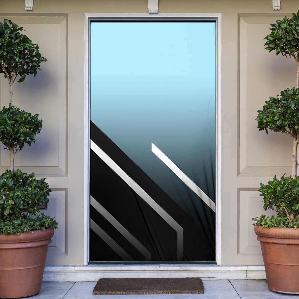 Gogeta Dragon Ball Door Cover with Fusion Form and Dynamic Action Pose Design - The Mazicc