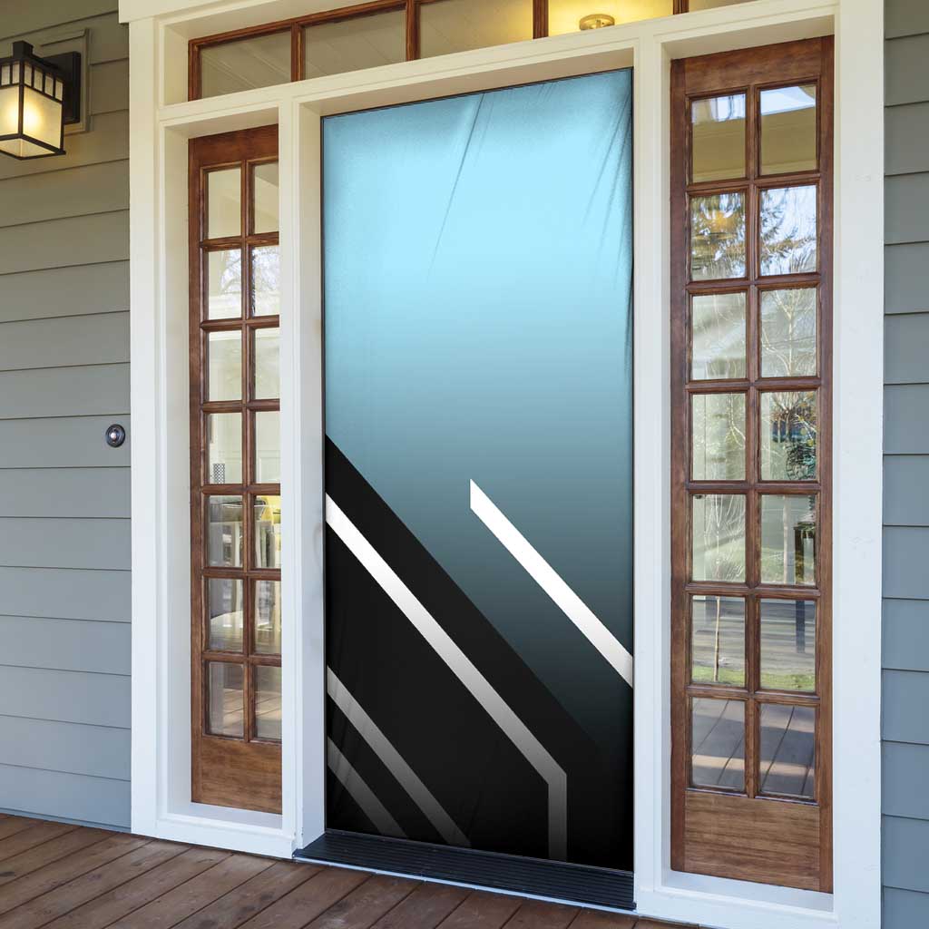 Gogeta Dragon Ball Door Cover with Fusion Form and Dynamic Action Pose Design - The Mazicc