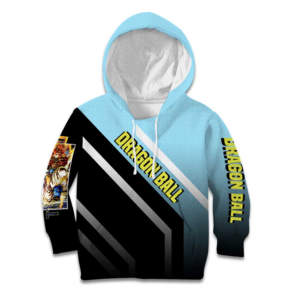 Gogeta Dragon Ball Kid Hoodie with Fusion Form and Dynamic Action Pose Design - The Mazicc