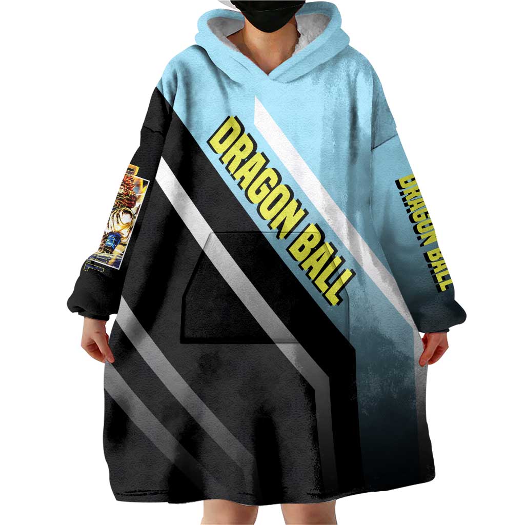 Gogeta Dragon Ball Wearable Blanket Hoodie with Fusion Form and Dynamic Action Pose Design - The Mazicc