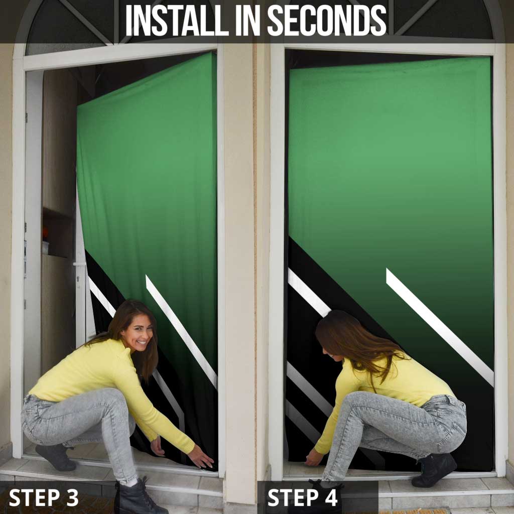 Gon Freecss Hunter x Hunter Door Cover with Green Outfit and Adventure-Ready Pose Design - The Mazicc