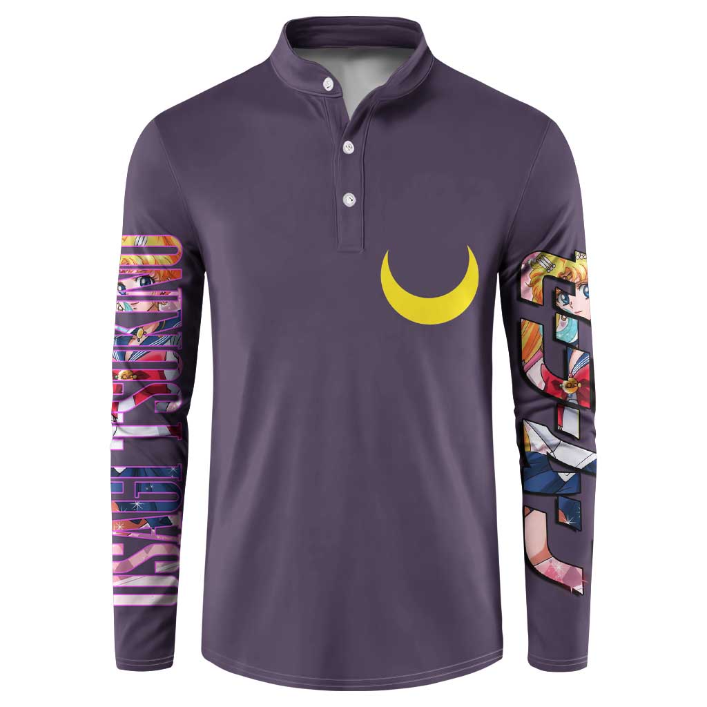 Usagi Tsukino Sailor Moon Button Sweatshirt Anime Style