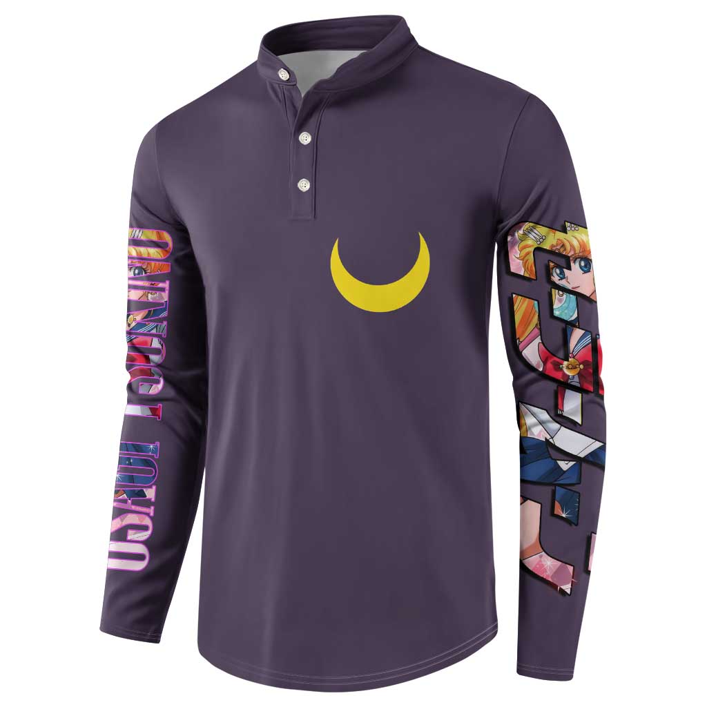 Usagi Tsukino Sailor Moon Button Sweatshirt Anime Style