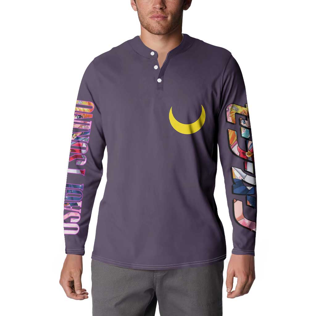 Usagi Tsukino Sailor Moon Button Sweatshirt Anime Style
