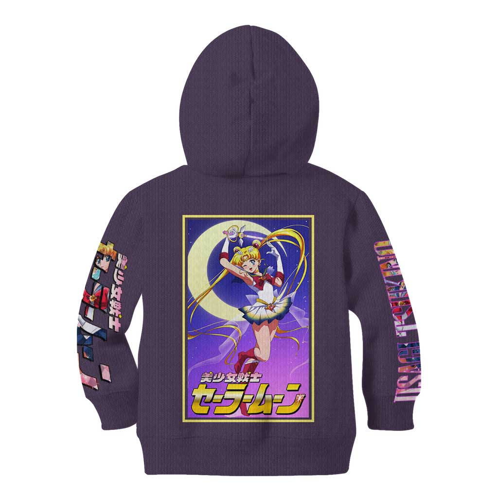 Usagi Tsukino Sailor Moon Kid Hoodie Anime Style