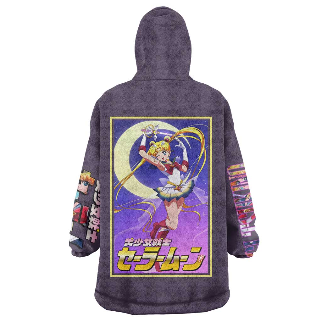 Usagi Tsukino Sailor Moon Wearable Blanket Hoodie Anime Style