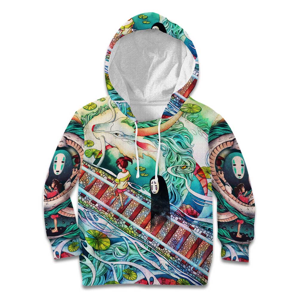 Mythical Spirited Away Studio Ghibli Kid Hoodie Anime Style