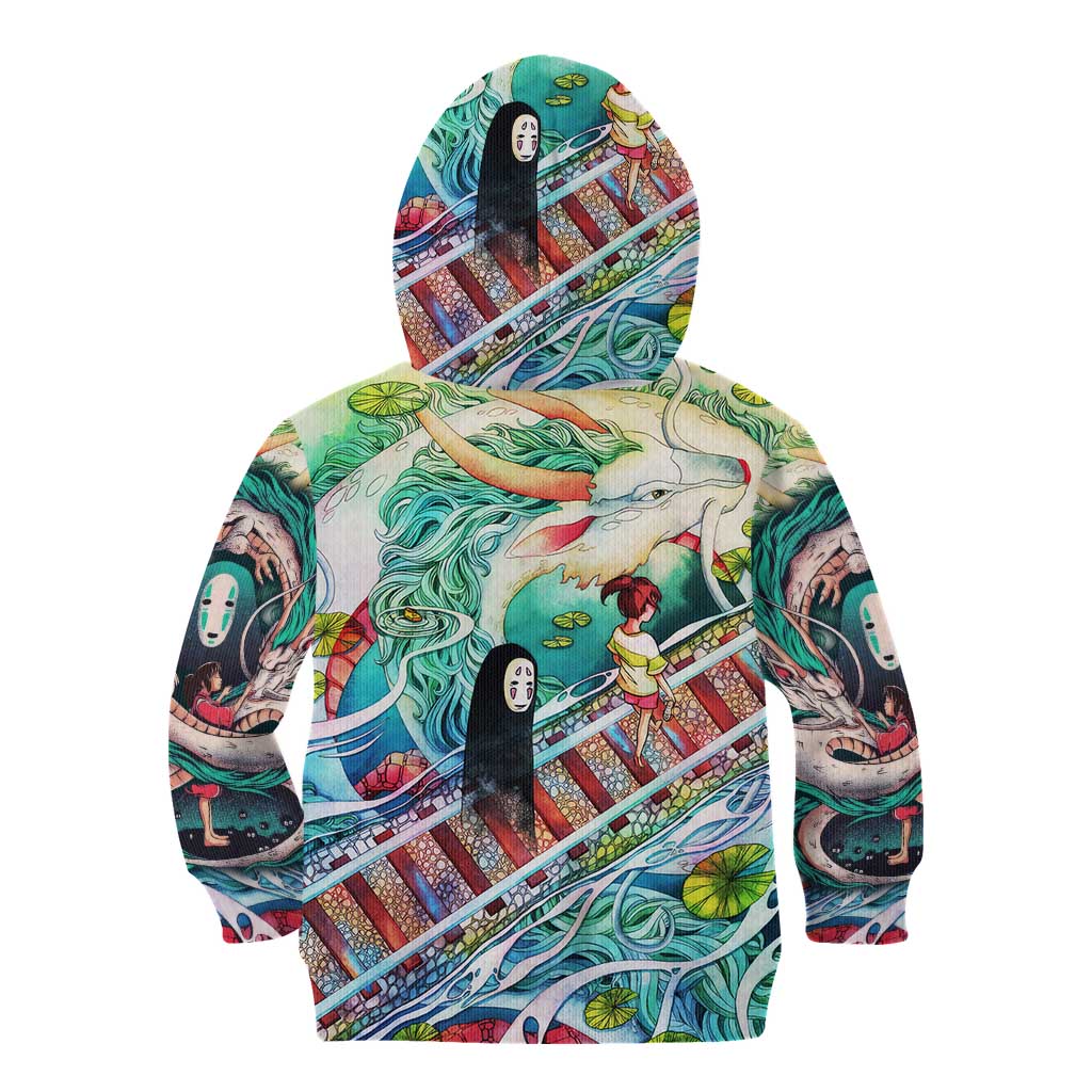 Mythical Spirited Away Studio Ghibli Kid Hoodie Anime Style