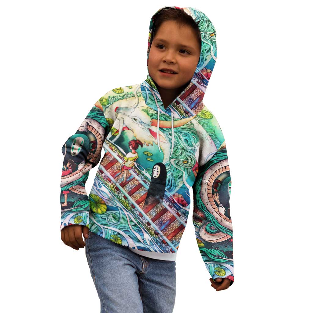 Mythical Spirited Away Studio Ghibli Kid Hoodie Anime Style
