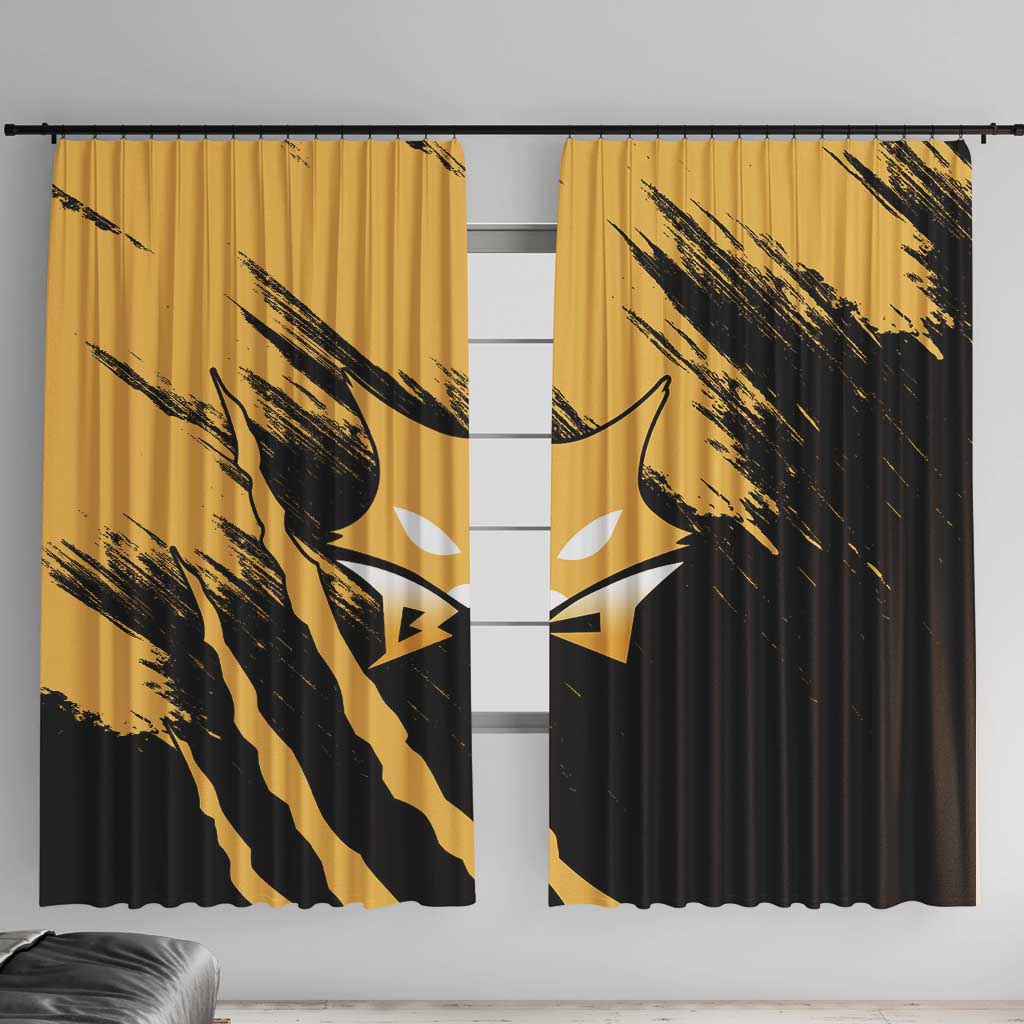 Ghoulish Gengar Window Curtain Anime Style