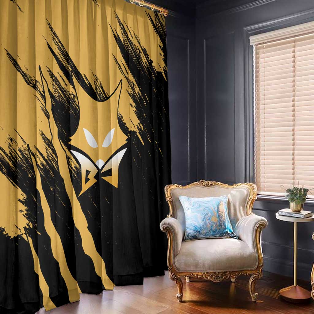 Ghoulish Gengar Window Curtain Anime Style