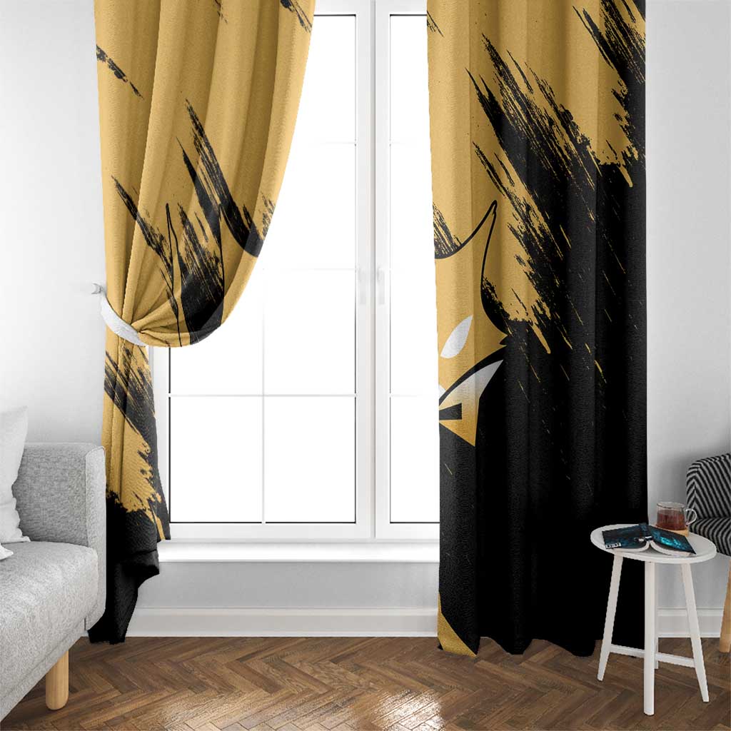 Ghoulish Gengar Window Curtain Anime Style
