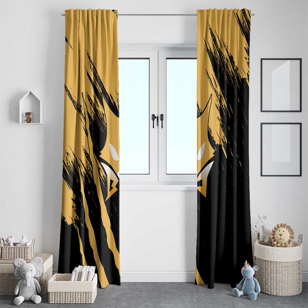 Ghoulish Gengar Window Curtain Anime Style