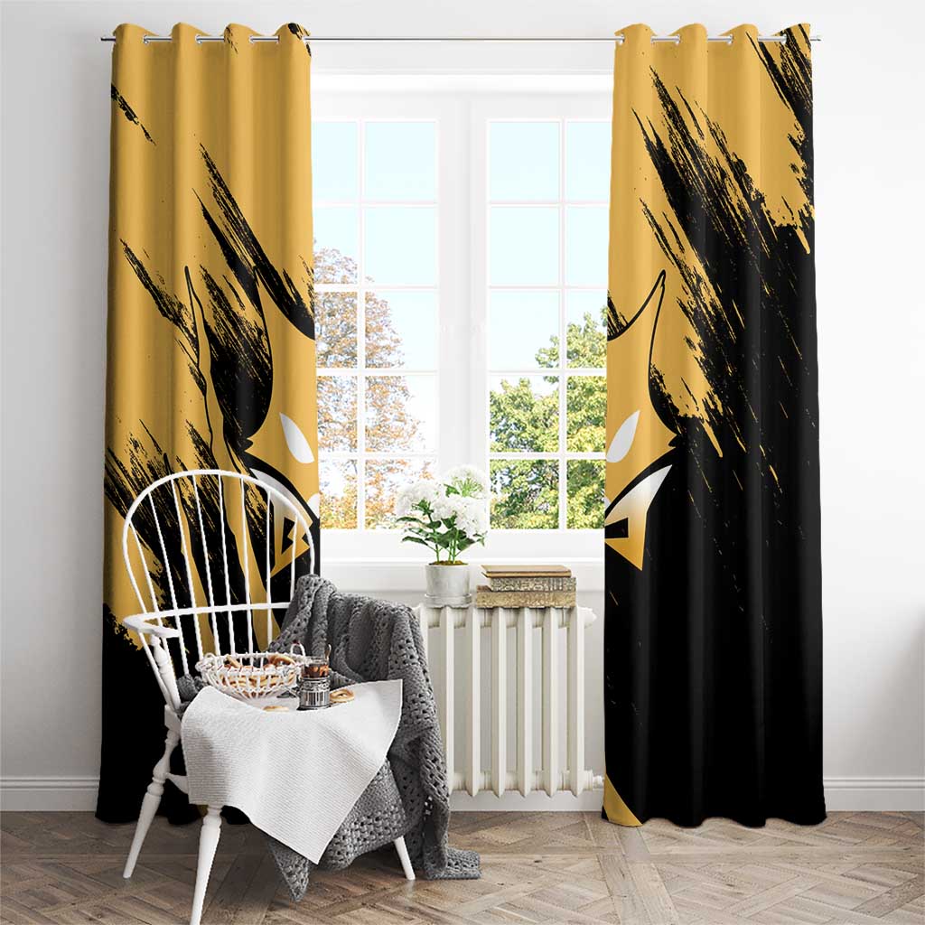 Ghoulish Gengar Window Curtain Anime Style