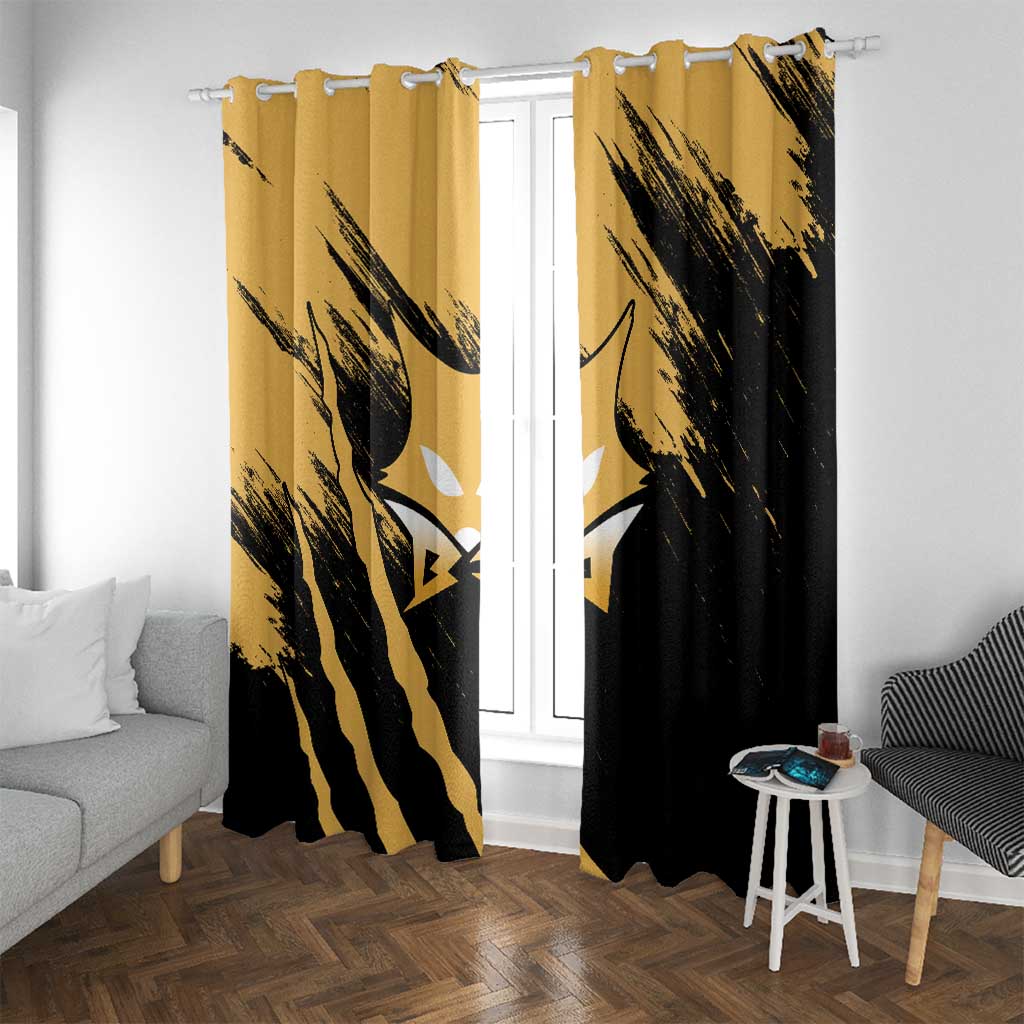 Ghoulish Gengar Window Curtain Anime Style