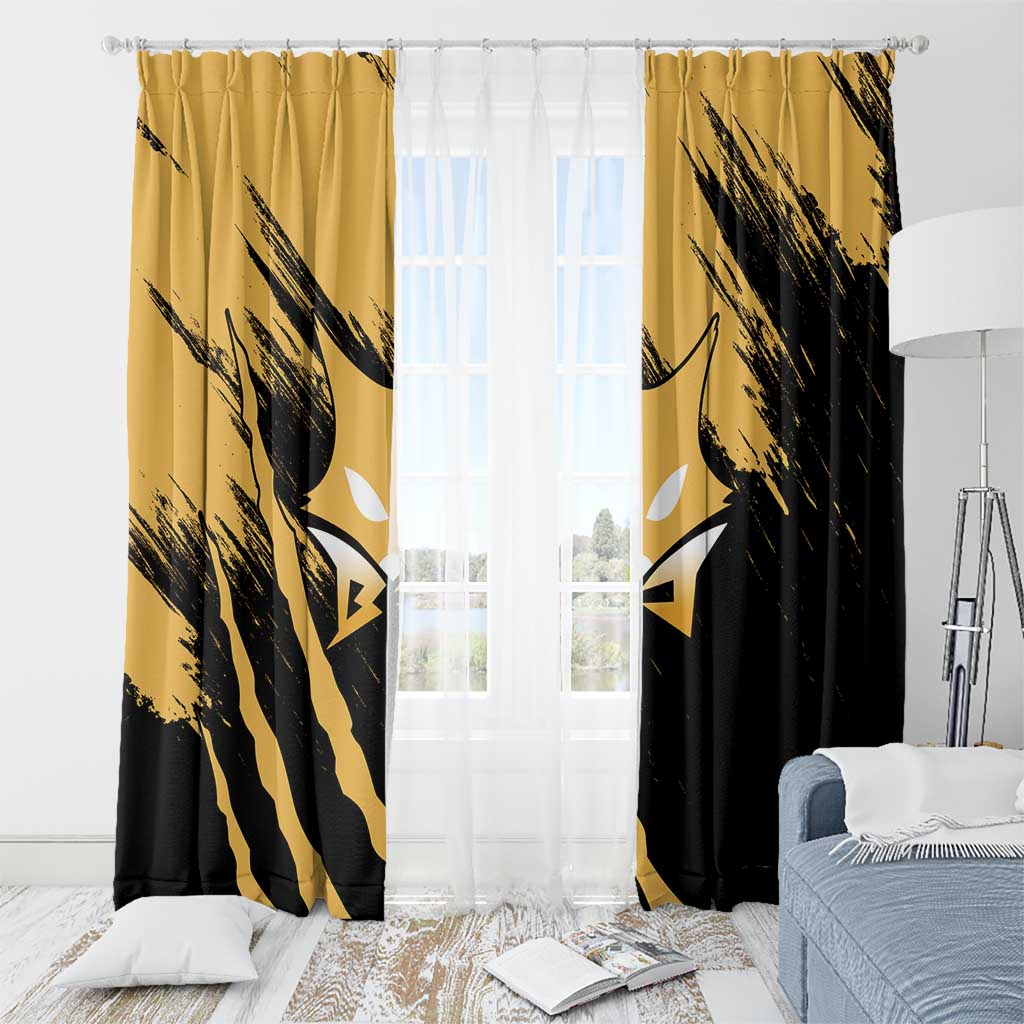 Ghoulish Gengar Window Curtain Anime Style