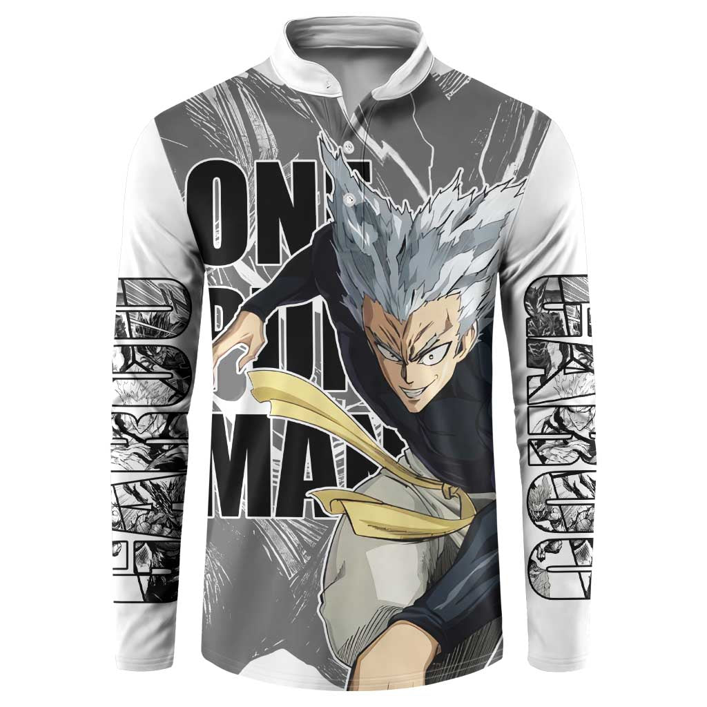Garou - One Punch Man Button Sweatshirt Anime Style
