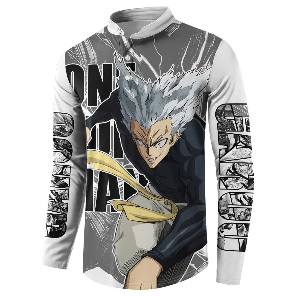 Garou - One Punch Man Button Sweatshirt Anime Style