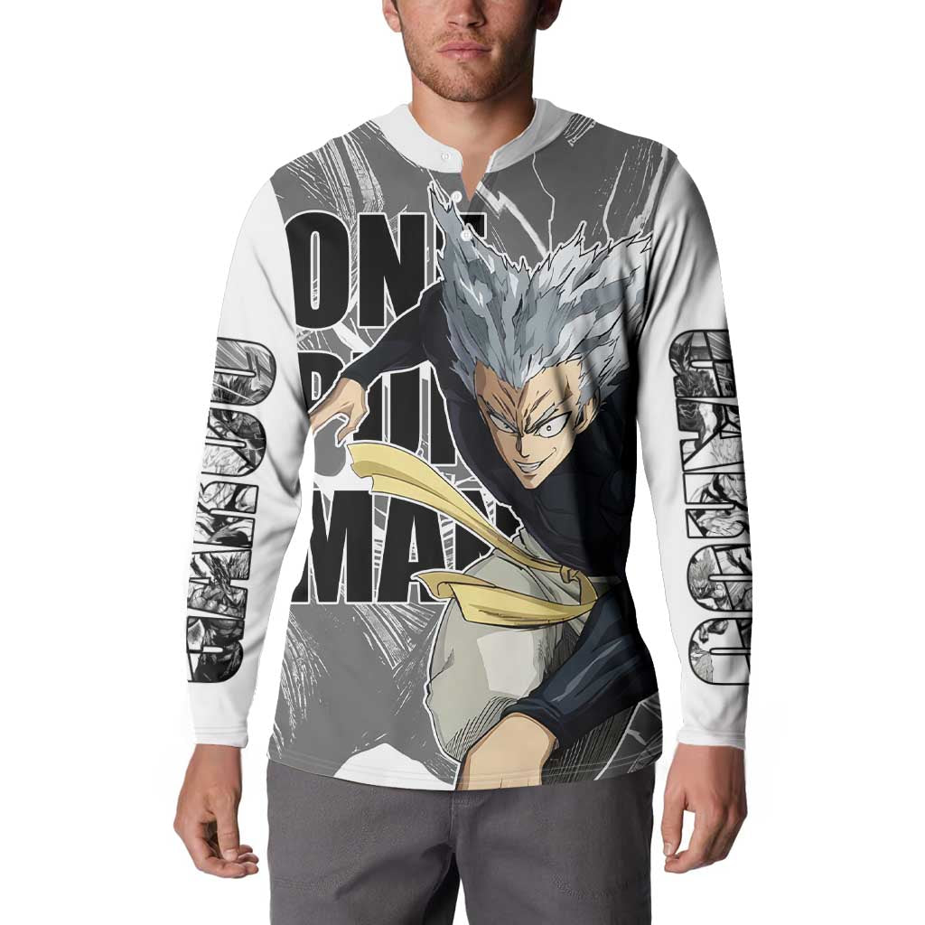 Garou - One Punch Man Button Sweatshirt Anime Style