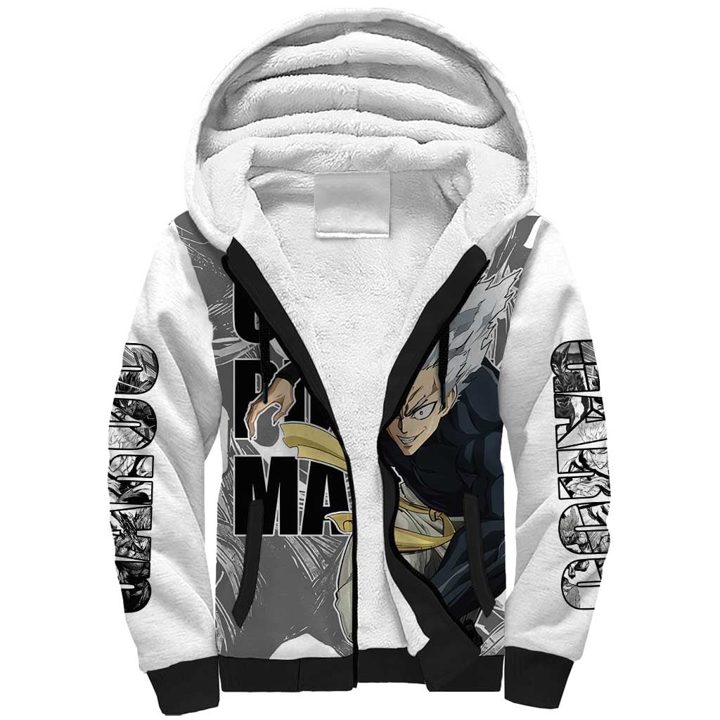 Garou - One Punch Man Sherpa Hoodie Anime Style