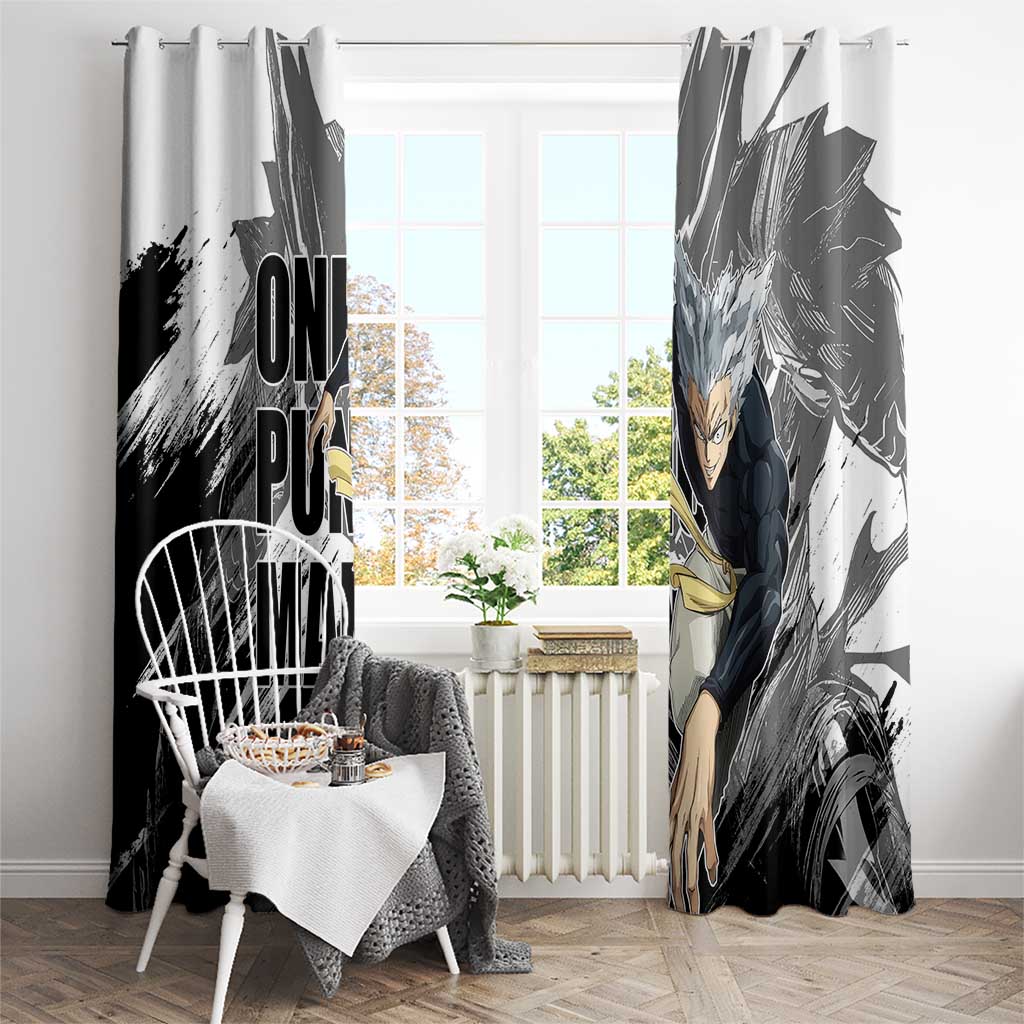 Garou - One Punch Man Window Curtain Anime Style
