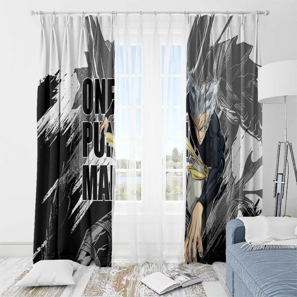 Garou - One Punch Man Window Curtain Anime Style