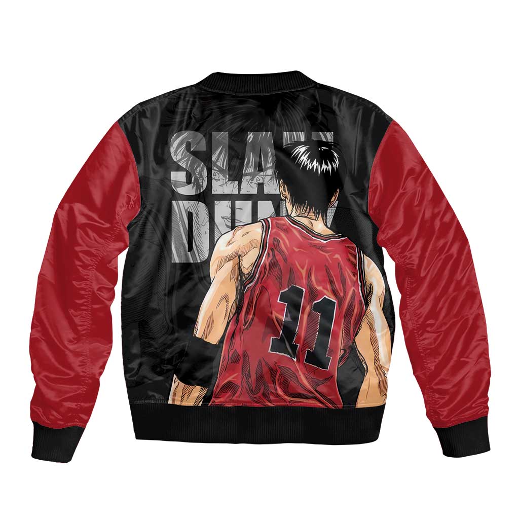 Rukawa Kaede - Slam Dunk Bomber Jacket Anime Style