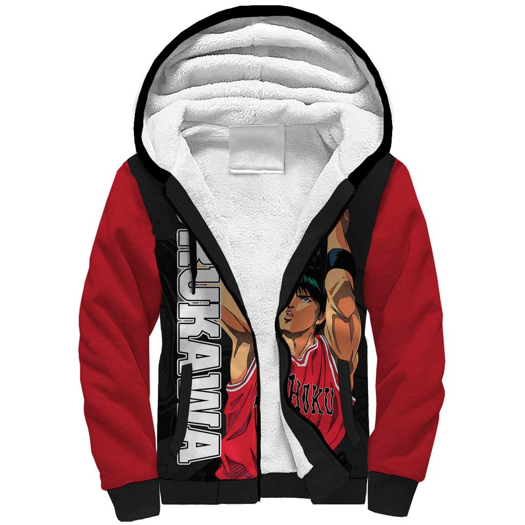 Rukawa Kaede - Slam Dunk Sherpa Hoodie Anime Style