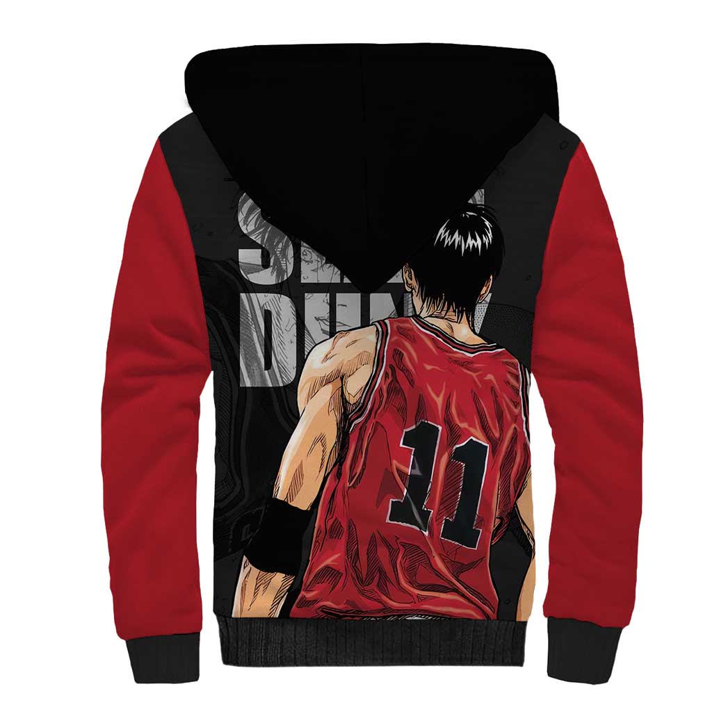 Rukawa Kaede - Slam Dunk Sherpa Hoodie Anime Style