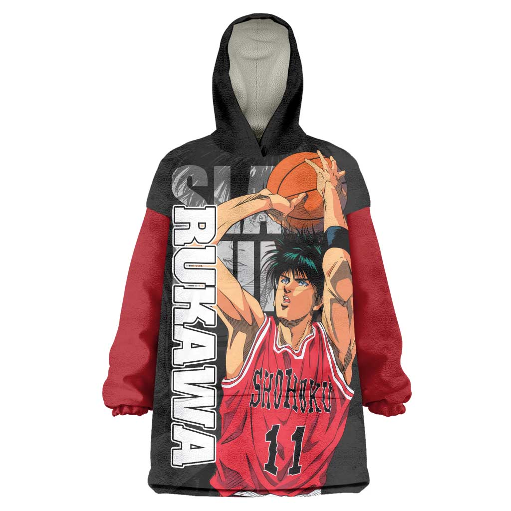 Rukawa Kaede - Slam Dunk Wearable Blanket Hoodie Anime Style