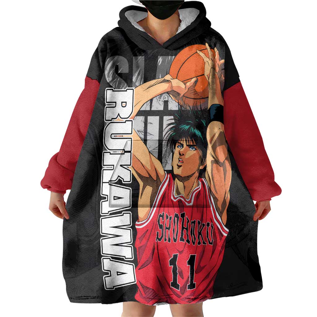 Rukawa Kaede - Slam Dunk Wearable Blanket Hoodie Anime Style