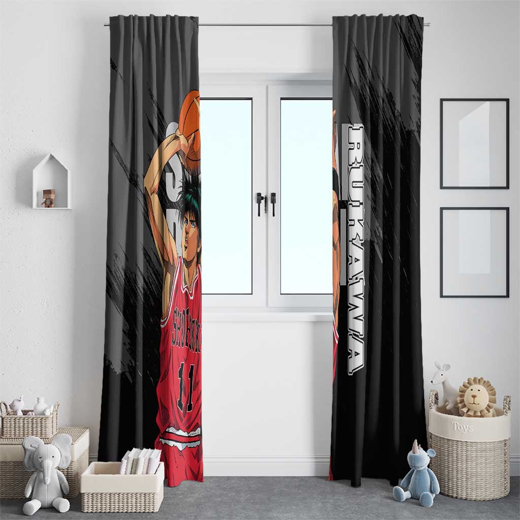 Rukawa Kaede - Slam Dunk Window Curtain Anime Style