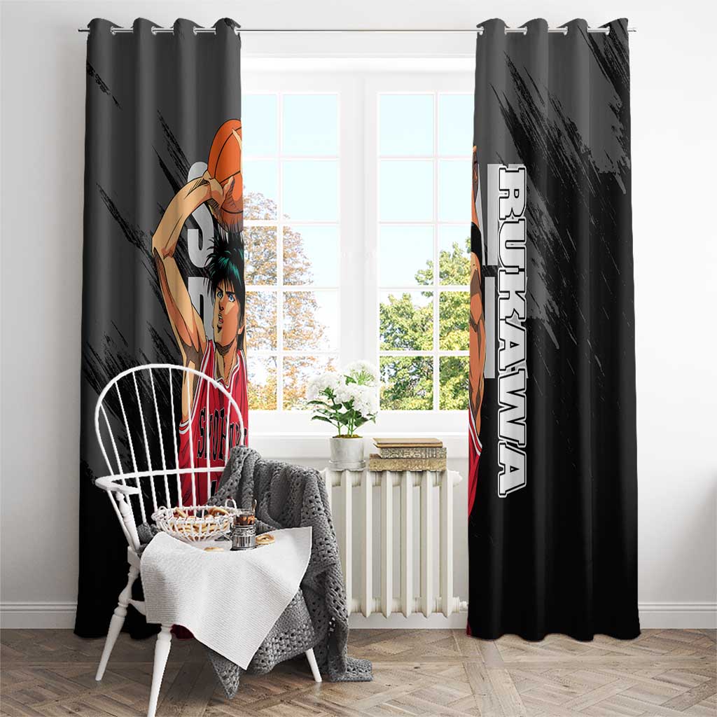 Rukawa Kaede - Slam Dunk Window Curtain Anime Style