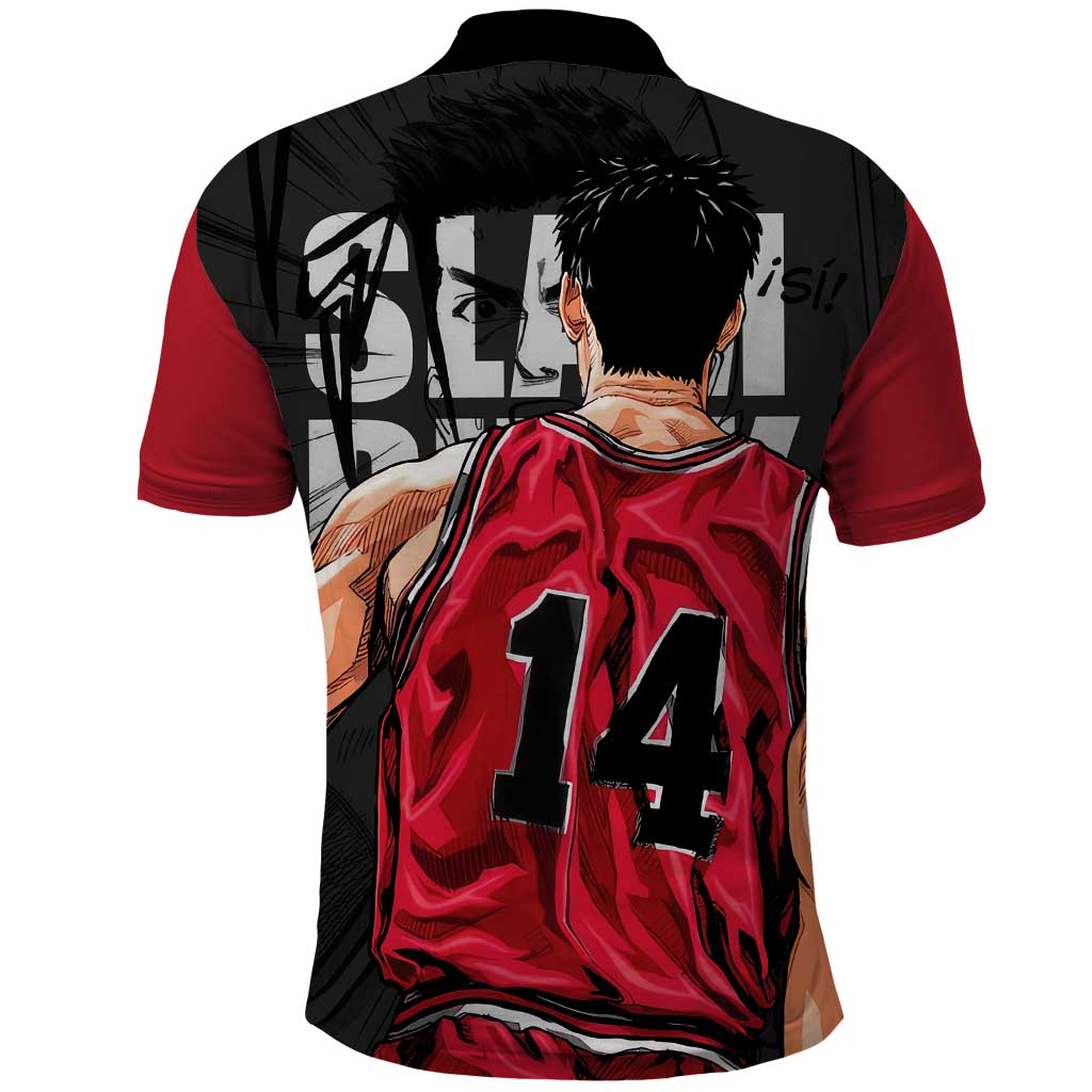 Hisashi Mitsui - Slam Dunk Polo Shirt Anime Style