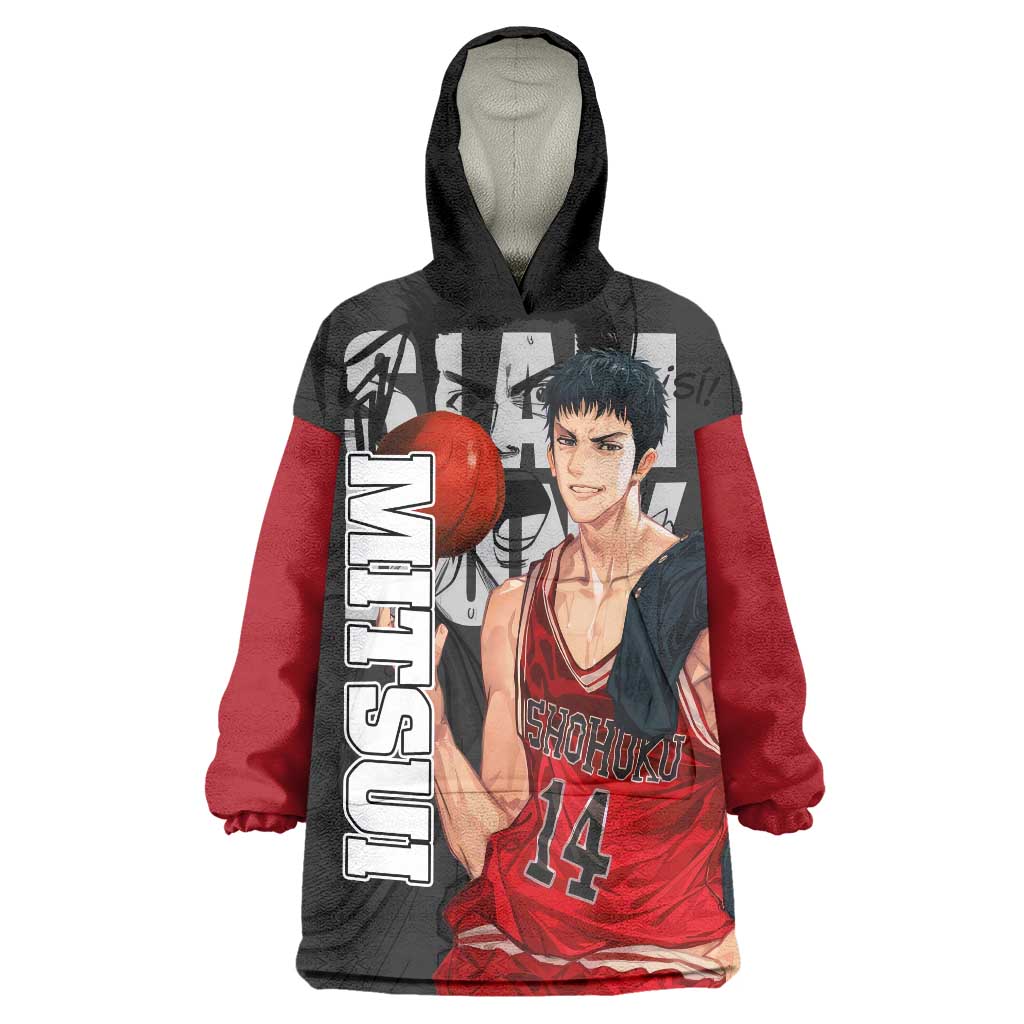 Hisashi Mitsui - Slam Dunk Wearable Blanket Hoodie Anime Style