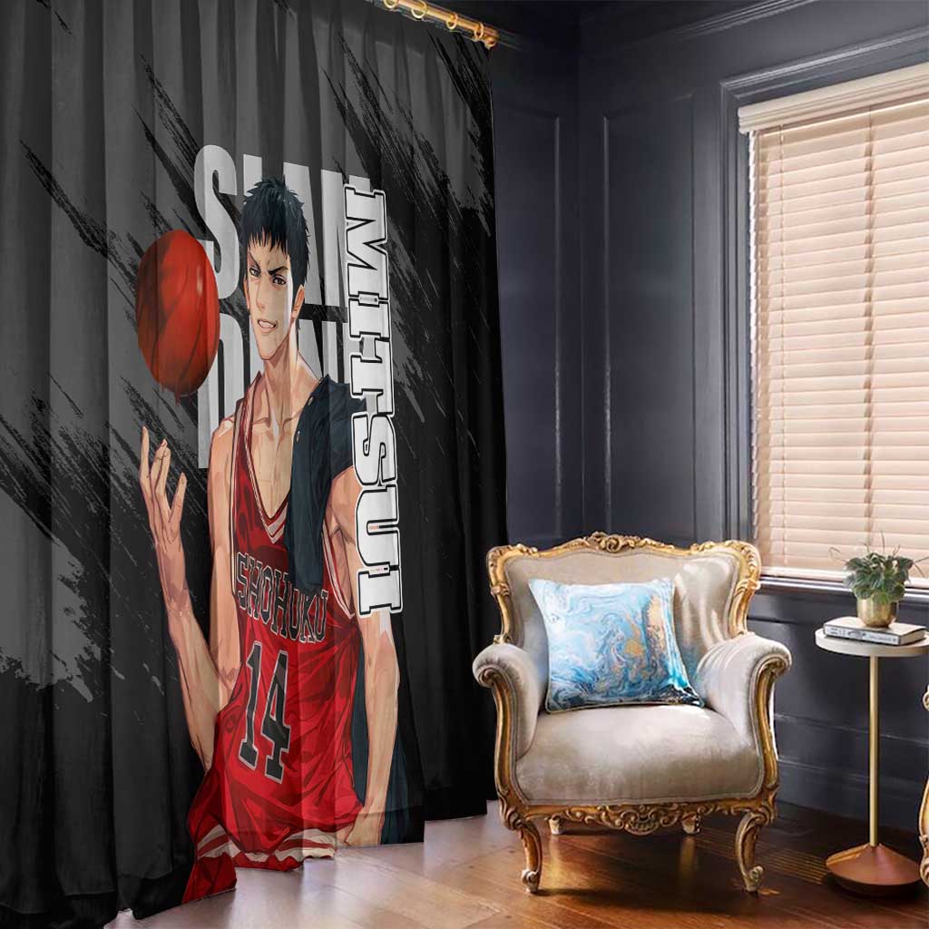 Hisashi Mitsui - Slam Dunk Window Curtain Anime Style