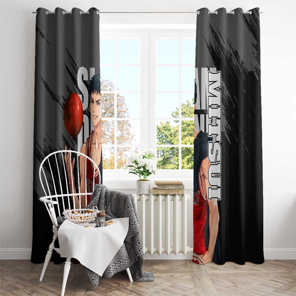 Hisashi Mitsui - Slam Dunk Window Curtain Anime Style