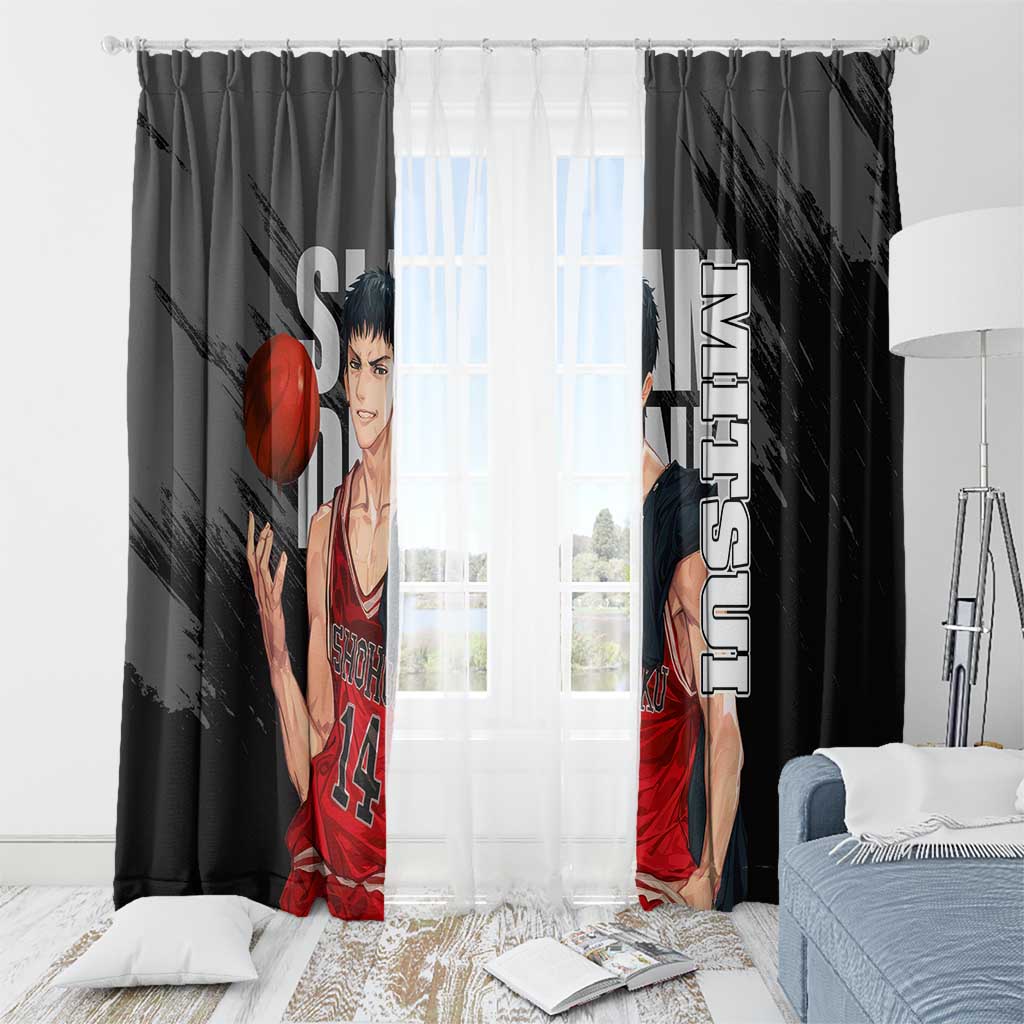 Hisashi Mitsui - Slam Dunk Window Curtain Anime Style