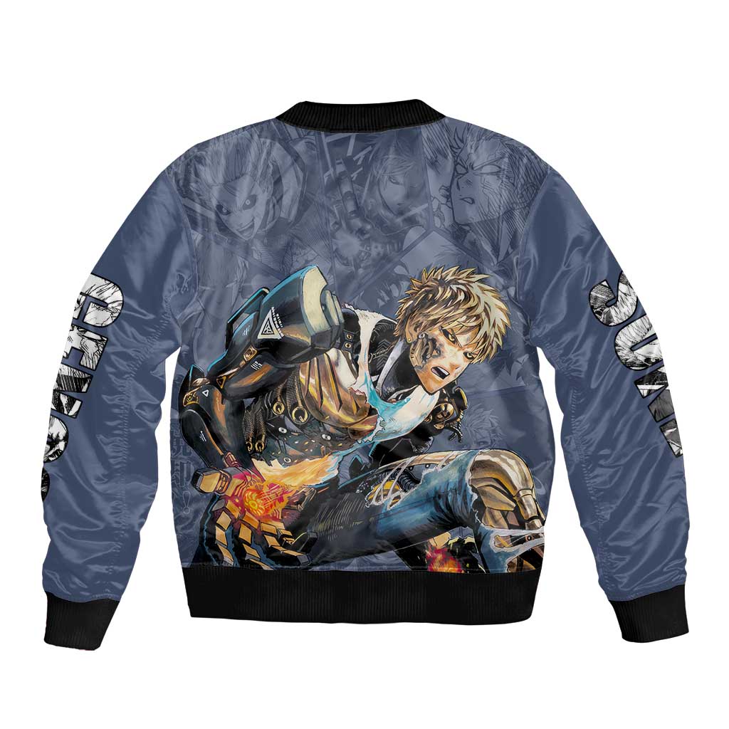 Genos - One Punch Man Bomber Jacket Anime Style