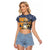Genos - One Punch Man Raglan Cropped T Shirt Anime Style